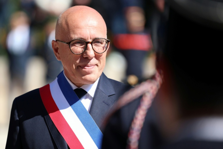 Le nouveau maire de Nice Eric Ciotti à Nice le 27 mars 2026 ( AFP / Valery HACHE )