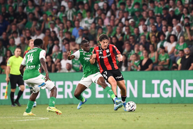 Saint-Étienne et Nice se neutralisent dans l'ennui