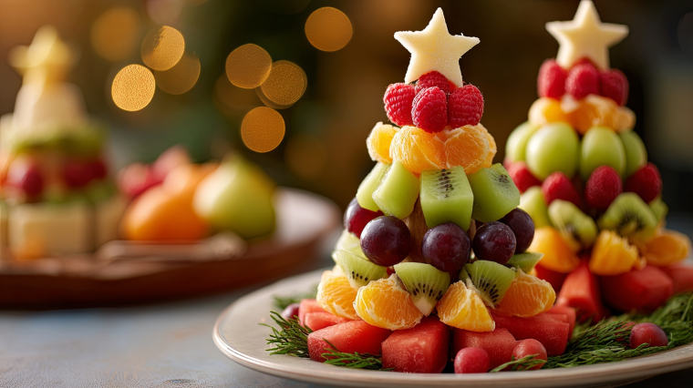 Pour limiter la consommation d’énergie, mettez au menu des fruits et légumes de saison et locaux. (crédit: Adobe Stock/photo générée par IA)