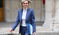 Agnès Pannier-Runacher à Paris ce mardi 20 février. ( AFP / BERTRAND GUAY )