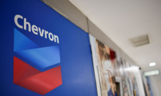 Les bureaux de Chevron photographiés à Caracas, au Venezuela