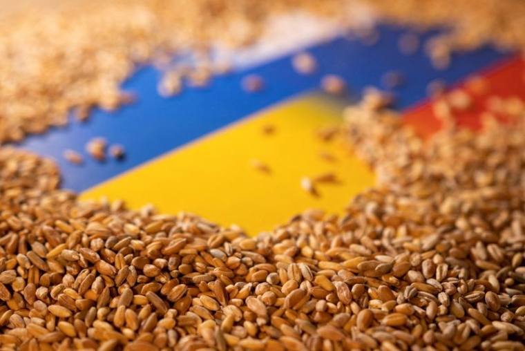 UKRAINE: 75 MILLIONS DE TONNES DE CÉRÉALES POURRAIENT ÊTRE BLOQUÉES D'ICI L'AUTOMNE, DIT ZELENSKY