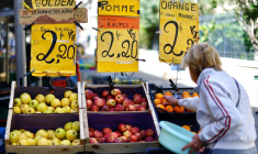 Un marché local à Nice