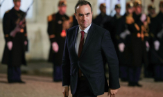 Sébastien Lecornu à Paris, le 28 novembre 2024. ( AFP / THOMAS SAMSON )