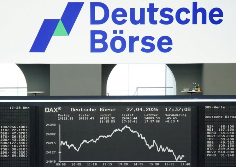 Le graphique de l'indice boursier allemand DAX