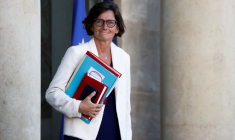 La ministre de la Santé par intérim Agnès Firmin Le Bodo