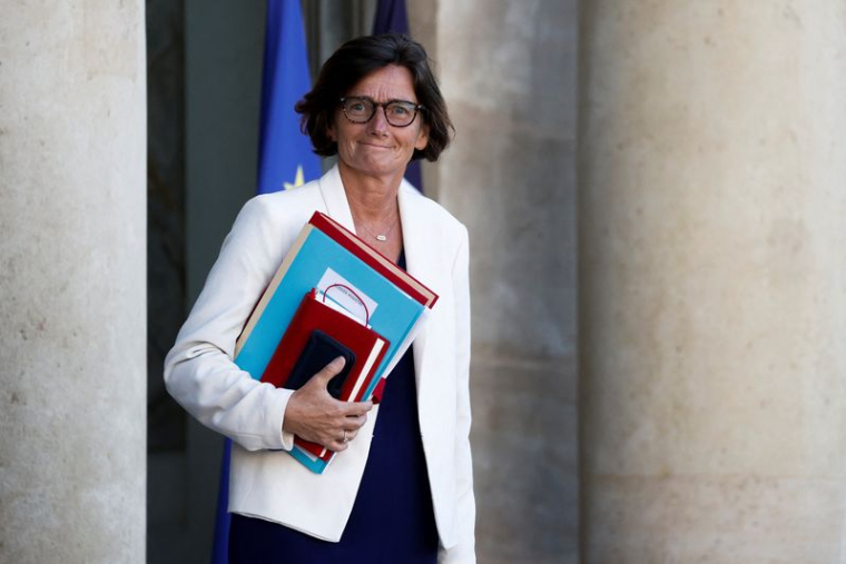 La ministre de la Santé par intérim Agnès Firmin Le Bodo