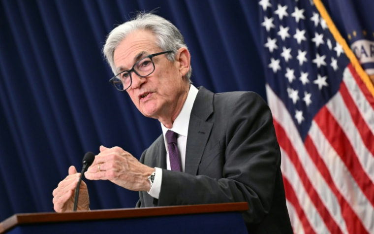 Jerome Powell, le 30 juillet 2025 à Washington ( AFP / Mandel NGAN )