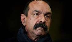 Philippe Martinez, le 10 janvier 2023 à Paris. ( AFP / JULIEN DE ROSA )