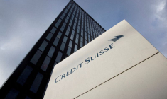 Le logo de Credit Suisse isible à Zurich, en Suisse