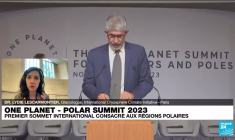 Face à la fonte des pôles, l'alerte des scientifiques rassemblés dans un sommet à Paris