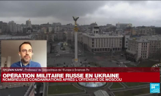 Opération militaire russe en Ukraine : "Le but de l'administration Poutine est de vassaliser l'Ukraine"