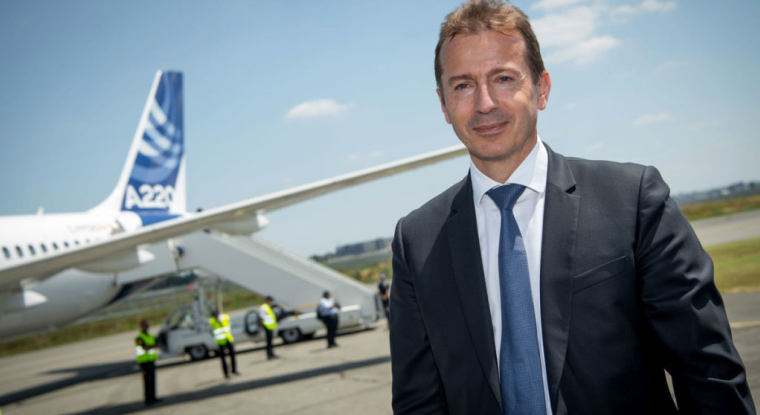 Guillaume Faury prendra les commandes du géant de l'aéronautique en avril prochain. (© Airbus)