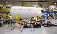 Spirit Aerosystems produit notamment des pièces du 787 Dreamliner de Boeing (illustration) ( AFP / LOGAN CYRUS )