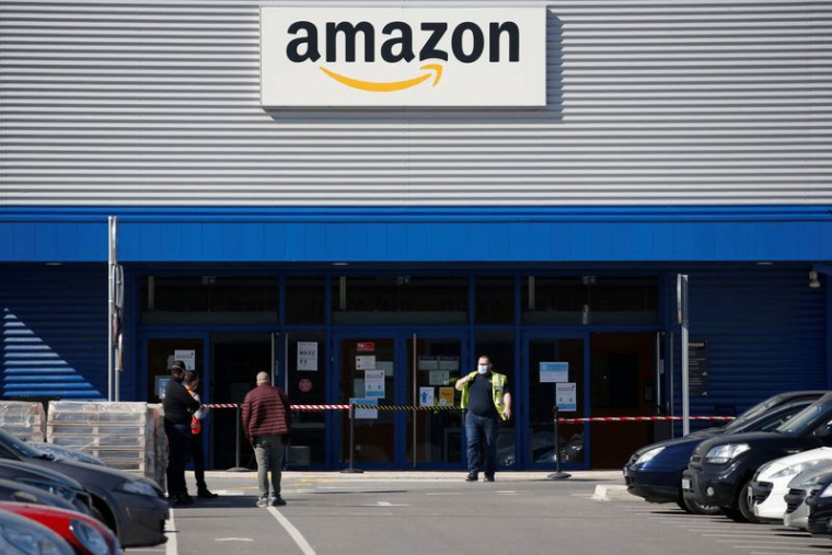 AMAZON PROLONGE JUSQU'À MARDI LA FERMETURE DE SES ENTREPÔTS EN FRANCE