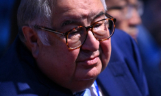Alicher Ousmanov, milliardaire russo-ouzbek proche du Kremlin, à Moscou le 26 mars 2026. ( AFP / IGOR IVANKO )
