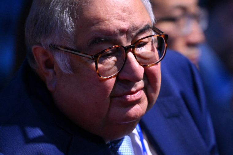 Alicher Ousmanov, milliardaire russo-ouzbek proche du Kremlin, à Moscou le 26 mars 2026. ( AFP / IGOR IVANKO )