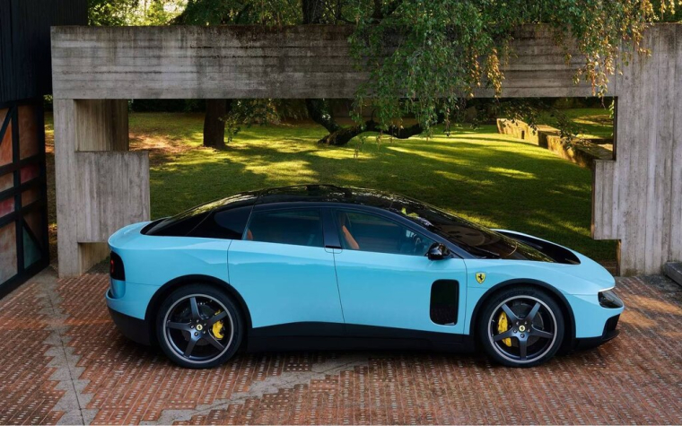 La Ferrari Luce, modèle 100% électrique de Ferrari. (crédit : Ferrari)