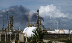 La raffinerie El Palito à Puerto Cabello, dans l'État de Carabobo, le 22 janvier 2026 au Venezuela ( AFP / Ronaldo SCHEMIDT )