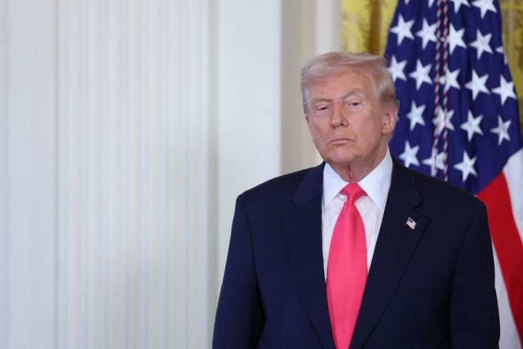 Donald Trump à Washington, aux États-Unis, le 13 novembre 2025. ( GETTY IMAGES NORTH AMERICA / ANNA MONEYMAKER )