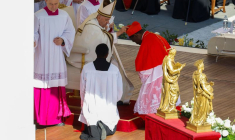 Le pape François préside une cérémonie consistoire