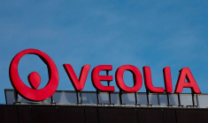 Photo d'archives: Le logo de Veolia Environnement