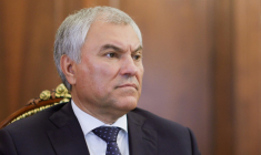 Viatcheslav Volodine, à Moscou, le 5 août 2024 ( POOL / GAVRIIL GRIGOROV )