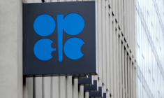 Le logo de l'Opep à Vienne, le 4 octobre 2022 en Autriche ( AFP / JOE KLAMAR )