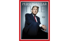 La couverture du magazine Time du 12 décembre 2024. ( TIME / TIME Person of the Year / PLATON FOR TIME )