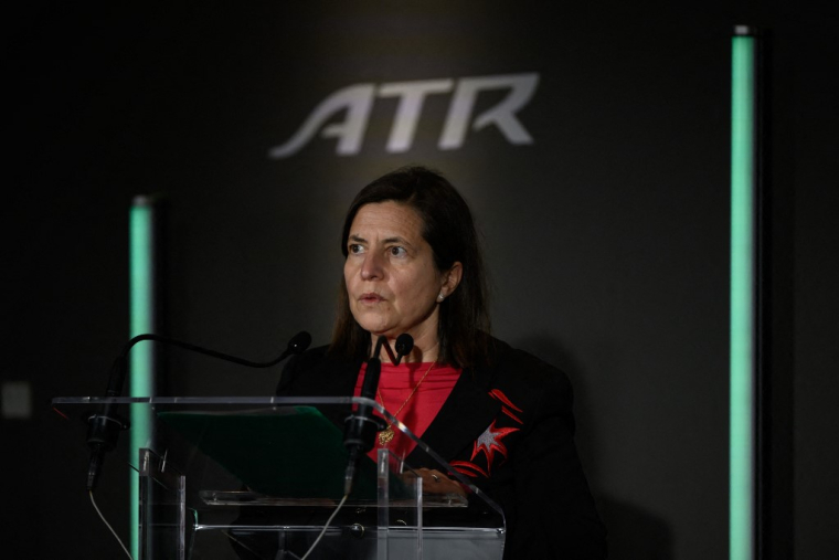 Nathalie Tarnaud à Toulouse, le 12 février 2025. ( AFP / ED JONES )
