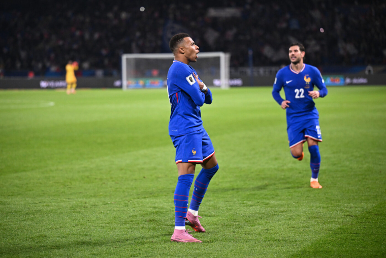 L'ouverture du score de Mbappé contre l'Azerbaïdjan en vidéo
