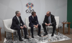 Starmer, Macron et Merz se rencontrent en marge du sommet du G20 en Afrique du Sud ( INTERNATIONAL POOL /  )