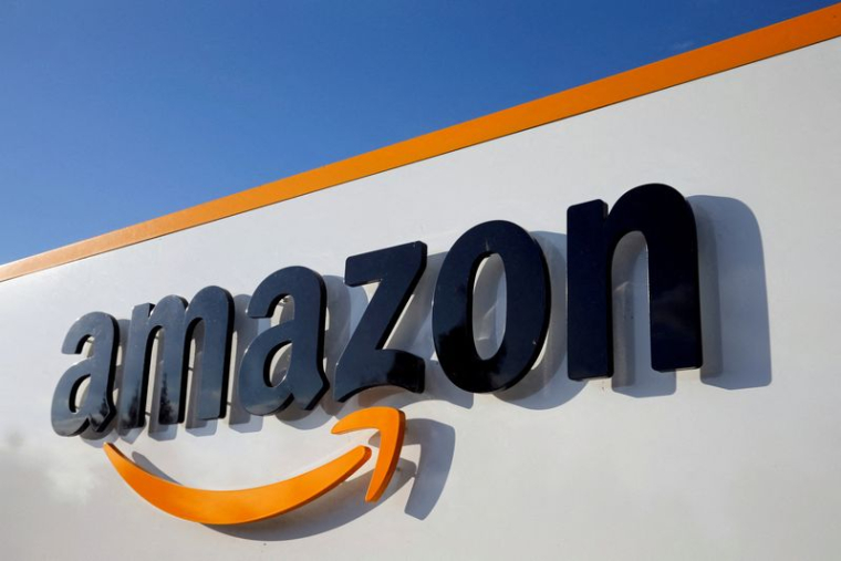Photo d'archives du logo d'Amazon