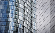 Gratte-ciel de bureaux dans le quartier d'affaires de La Défense à Paris