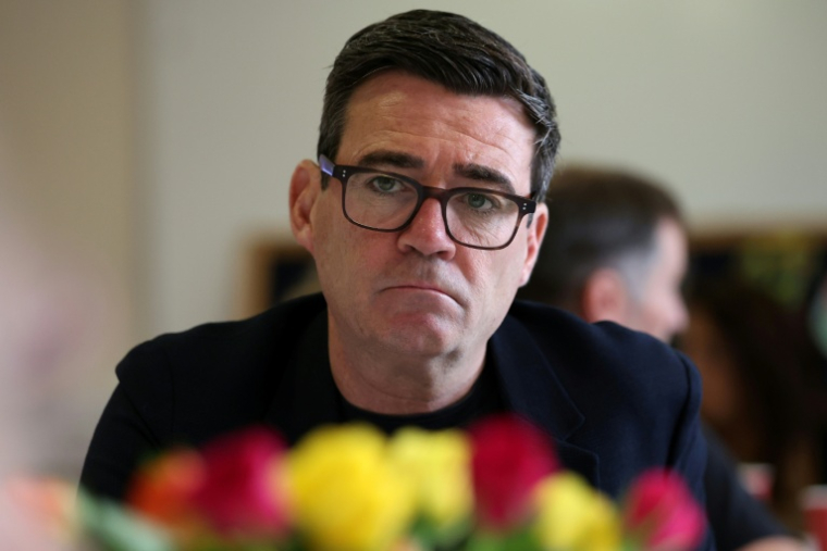 Le Premier ministre britannique Andy Burnham à Bradford, le 20 août 2026 dans le nord de l'Angleterre ( POOL / Scott Heppell )