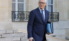 Le ministre de l'Economie et des Finances Bruno Le Maire, le 6 décembre 2023, à Paris. ( AFP / GEOFFROY VAN DER HASSELT )