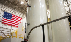 Silos sur le site de Riverside de NOVONIX à Chattanooga, aux États-Unis