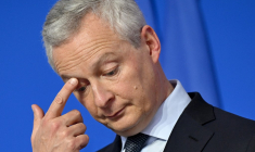 Bruno Le Maire à Meudon, le 8 avril 20024. ( AFP / BERTRAND GUAY )