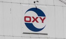 Le logo de la compagnie Occidental Petroleum, sur un bâtiment du groupe. (Crédits: Adobe Stock)