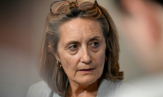 Sophie Primas, à Paris, le 19 juin 2025 ( AFP / MARTIN LELIEVRE )