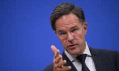 Mark Rutte, le 3 décembre 2024, à Bruxelles ( AFP / JOHN THYS )