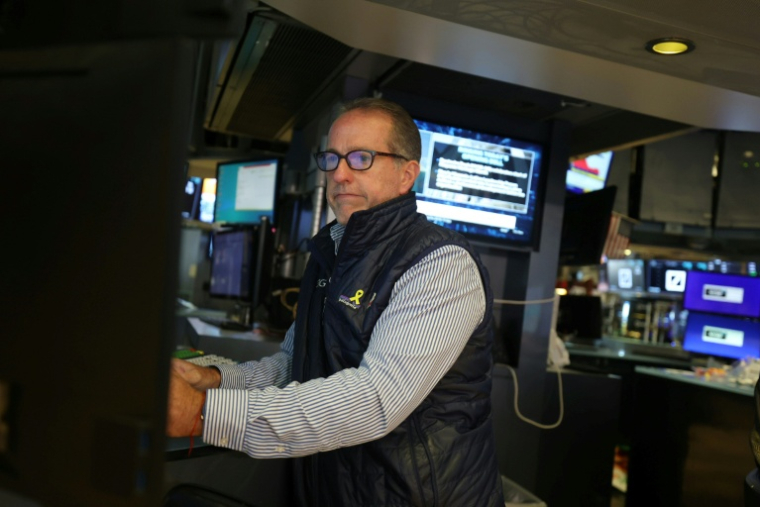 Un opérateur à la Bourse de New York le 15 septembre 2025 ( AFP / TIMOTHY A. CLARY )