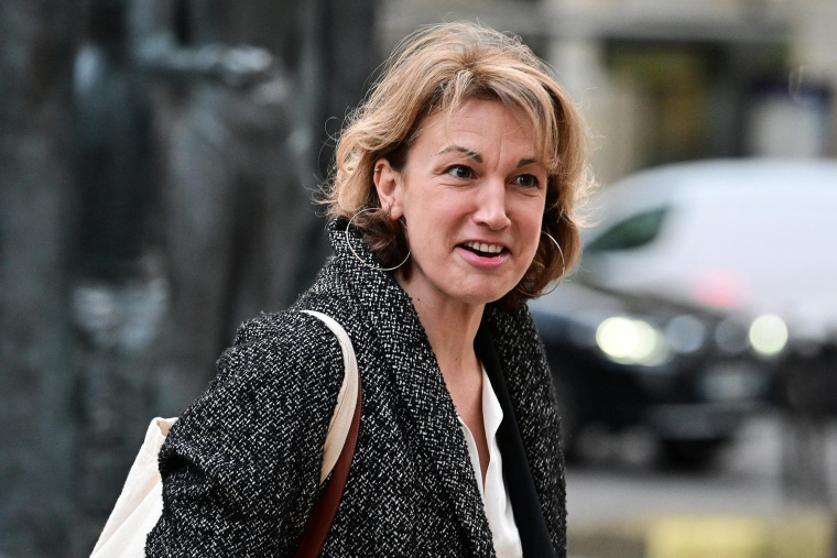 Marylise Léon (CFDT) à Paris le 16 octobre 2023. ( POOL / MIGUEL MEDINA )