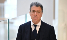 Alexandre Djouhri au Palais de justice de Paris le 25 mars 2025 ( AFP / Hugo MATHY )