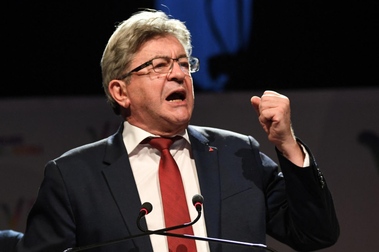 Jean-Luc Mélenchon, le 19 juin 2022, à Paris ( AFP / BERTRAND GUAY )