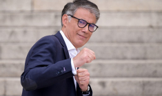 Olivier Faure à Paris, le 1er juillet 2024. ( AFP / BERTRAND GUAY )