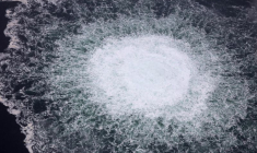 Fuite de gaz sur le gazoduc Nord stream 1 dans la mer Baltique