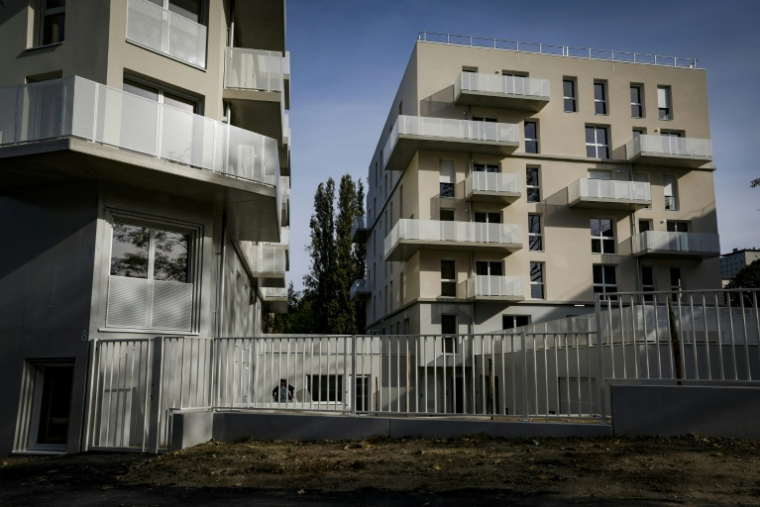 Des immeubles à Clichy-sous-Bois, le 18 octobre 2023 en Seine-Saint-Denis ( AFP / Geoffroy VAN DER HASSELT )