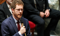 David Amiel à Paris le 16 juin 2026. ( AFP / THOMAS SAMSON )