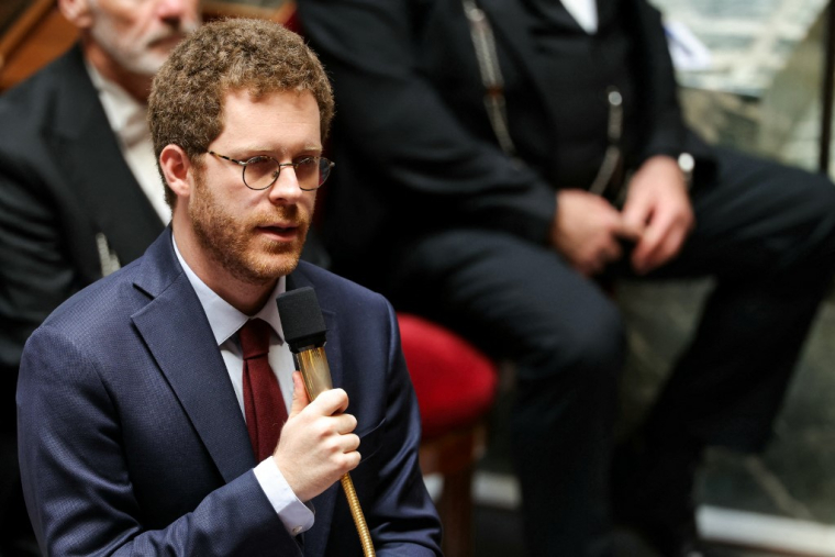 David Amiel à Paris le 16 juin 2026. ( AFP / THOMAS SAMSON )